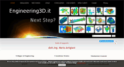 Desktop Screenshot of engineering3d.it