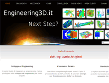 Tablet Screenshot of engineering3d.it